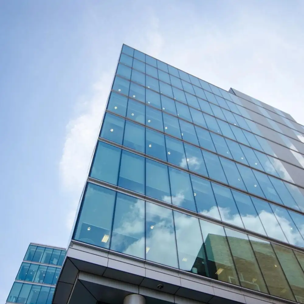 Vách nhôm kính hệ Simi-unitized