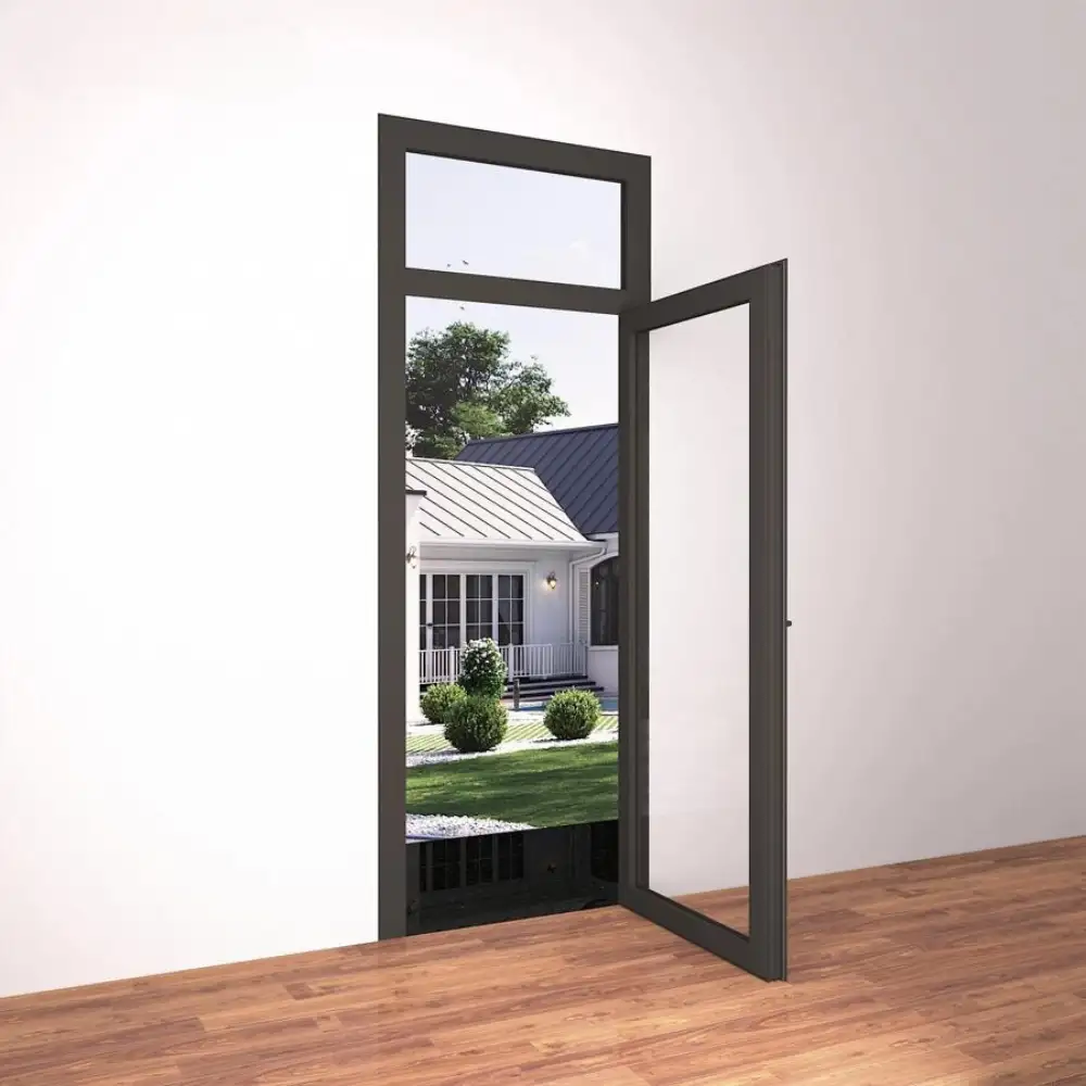 Cửa đi nhôm 1 cánh mở quay trong đẹp, dễ thi công, giá cực tốt