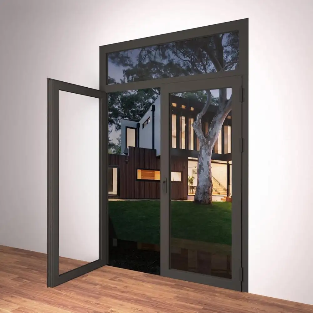 Cửa đi nhôm 2 cánh mở quay trong đẹp, bền, giá ưu đãi cực tốt